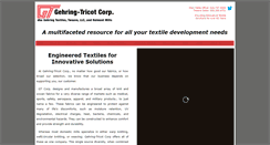Desktop Screenshot of gehring-tricot.com