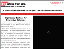 Tablet Screenshot of gehring-tricot.com